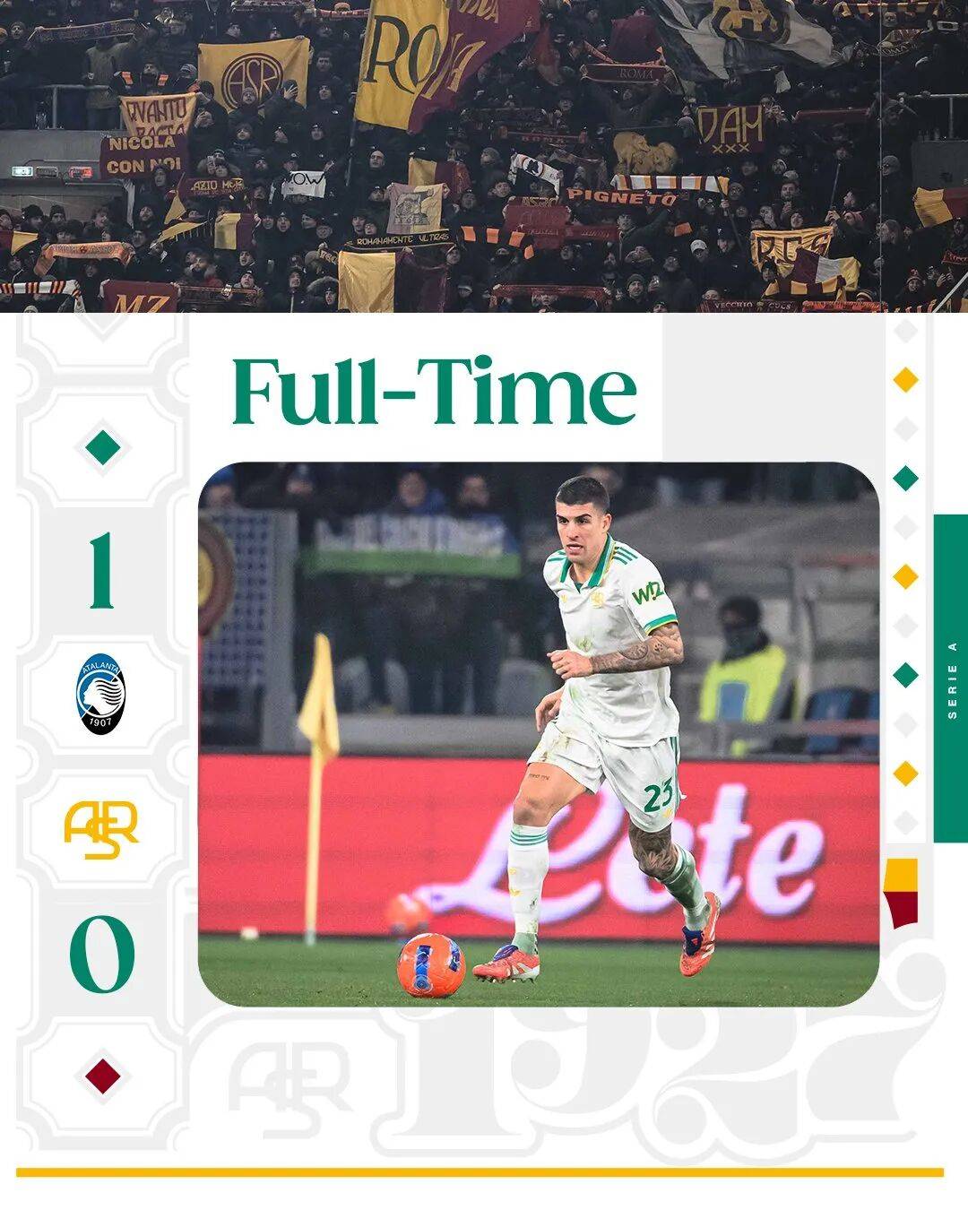 意甲联赛：莱切死里逃生，罗马欺软怕硬